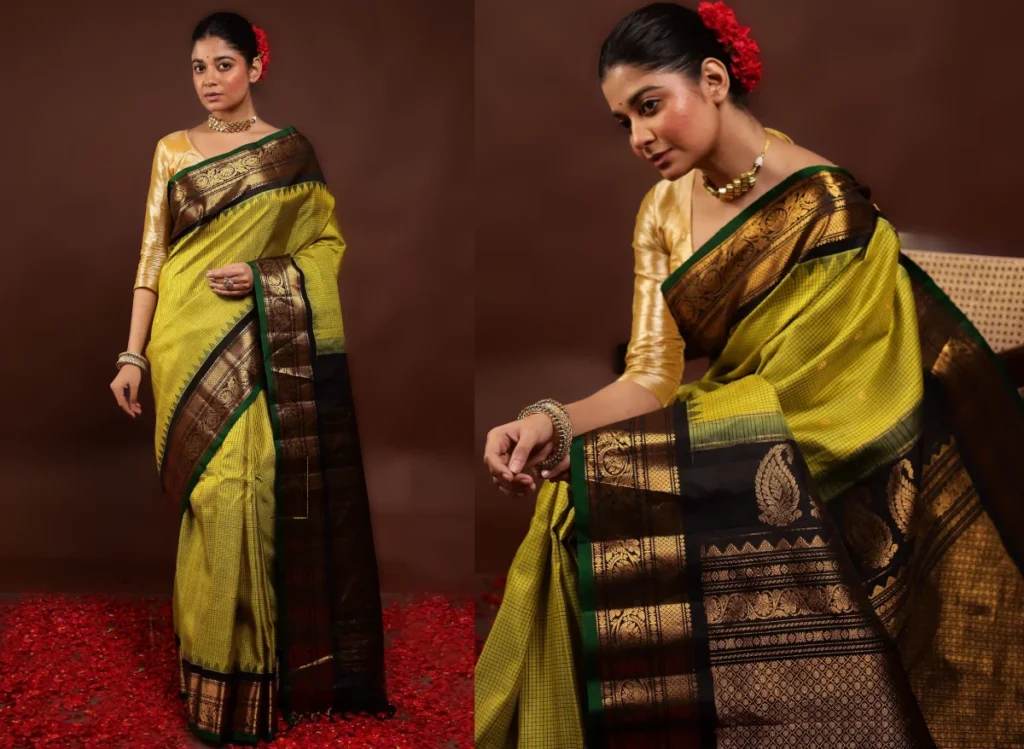 designed saree