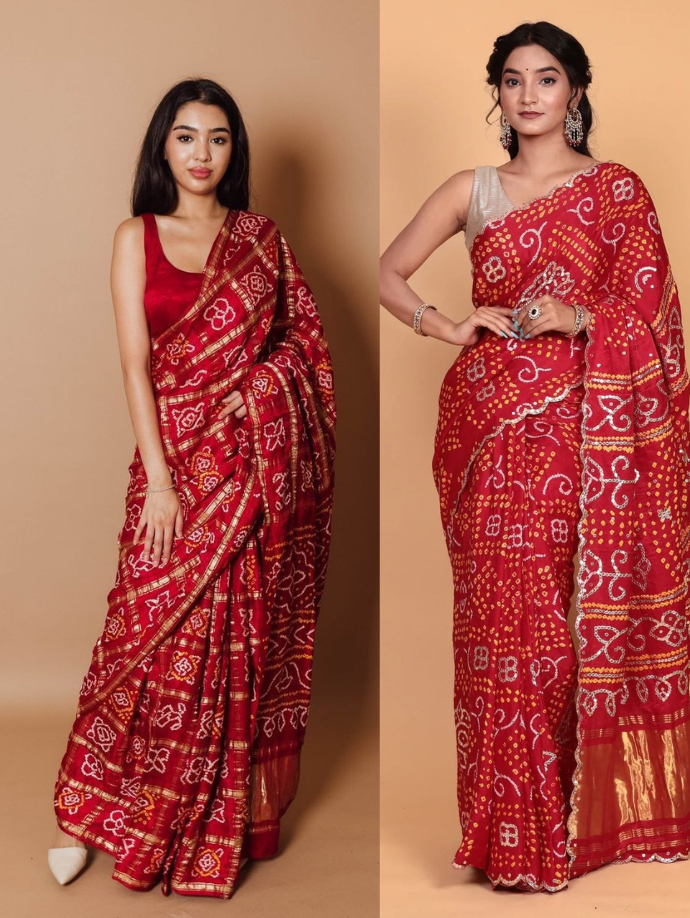 Elegant Rajasthan Silk Saree with traditional design and rich fabric finish